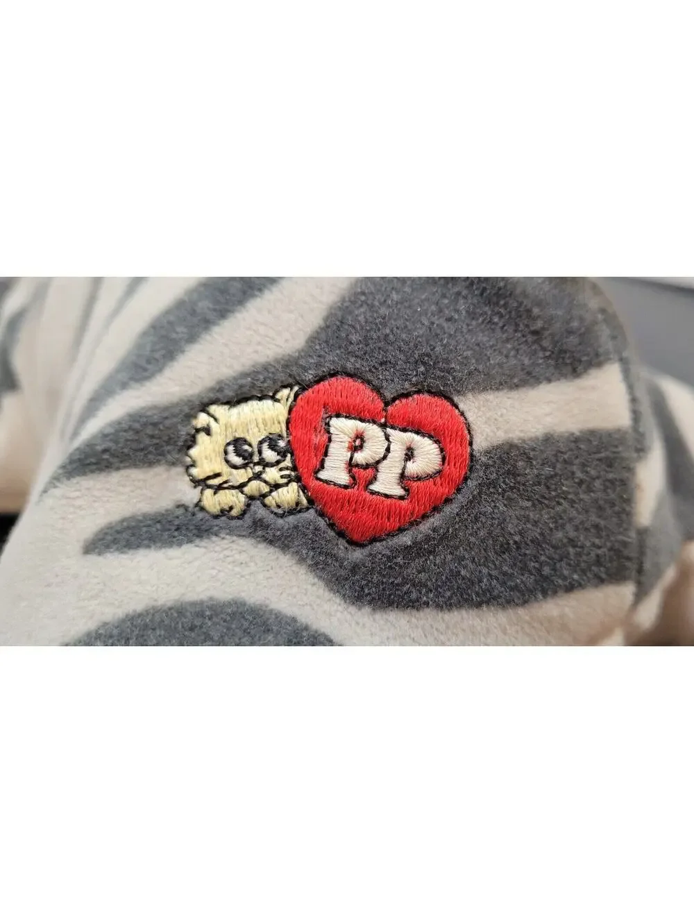 Vintage 1985 Pound Purries Plush Gray Striped Cat Kitten